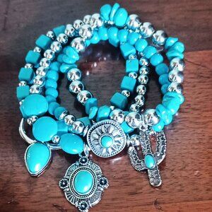 Four Bracelets Southwestern Style Bracelets